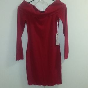 Beautiful Red Blouse /Mini Dress